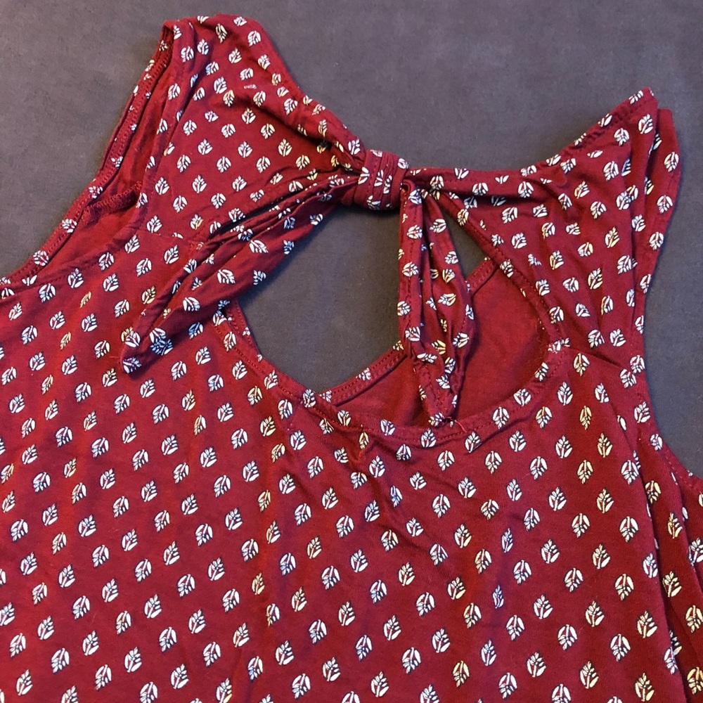Old navy bow tank top size medium